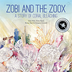 Front cover of Zobi and the Zoox with Whitley medal logo
