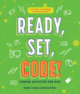Cover of Ready, Set, Code! featuring the title on a green background