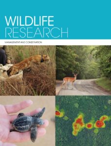 Cover of Wildlife Research journal