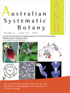 Cover of Australian Systematic Botany, Volume 31, Issue 5-6, Part One of Plant Systematics and Biogeography in the Australasian Tropics Special Issue