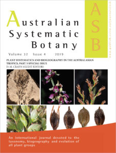 Cover of Australian Systematic Botany, Volume 32, Issue 4, Part Three of Plant Systematics and Biogeography in the Australasian Tropics Special Issue